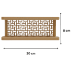 Grille Pen Holder – Corporate Desk Organizer, Office Stationery Holder, 3D Printed Table Utility Gift for IT, Manufacturing, Education, Startup, Corporate Office, Home Office - Image 2