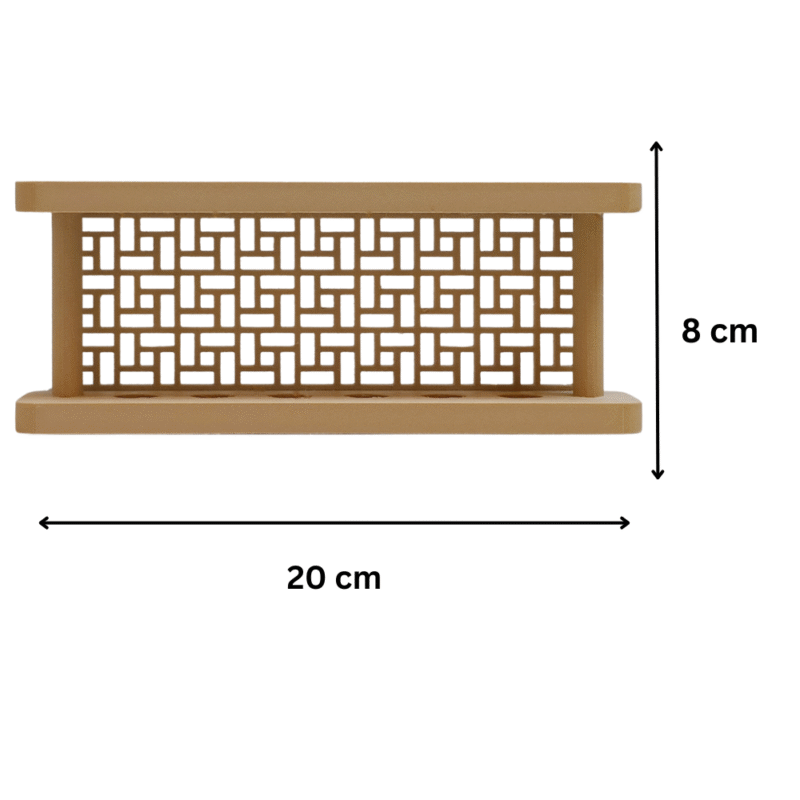Grille Pen Holder – Corporate Desk Organizer, Office Stationery Holder, 3D Printed Table Utility Gift for IT, Manufacturing, Education, Startup, Corporate Office, Home Office - Image 2