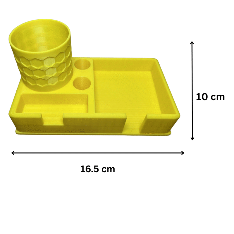 Simple Desk Organizer – 3D Printed Office Organizer for Home, Corporate, Startup, IT, Education, Manufacturing, Industrial Use, Desk Storage, Workspace Organization - Image 2