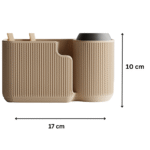 Duova – Elegant Oval Organizer | 3D Printed Desk, Bathroom, Office & Home Utility Organizer for Industrial, Corporate & Personal Use - Image 2