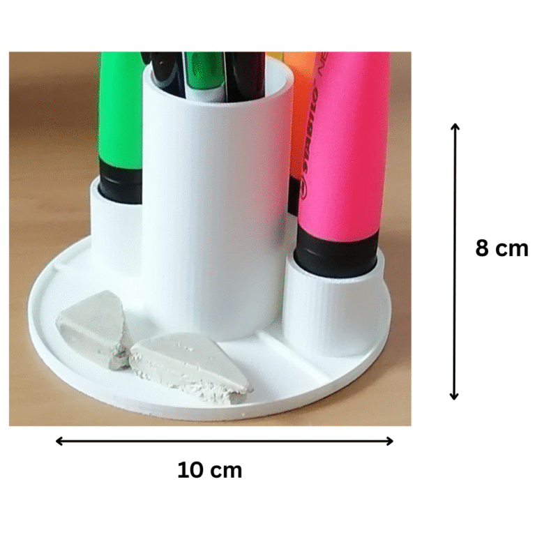 3D Printed Pen Organizer for Office Desk, Study Table, Home Workspace, Corporate Office, IT Office, School, College, Startup, Reception Desk, Work From Home, Executive Desk - Image 2