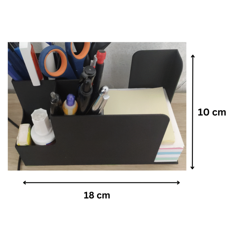 3D Printed Pen and Notepad Holder for Office, Home, Study Table, Schools, Colleges, IT Offices, Factories, Reception Desk, Corporate Desk Organizer, Promotional Utility, Daily Use Organizer - Image 2