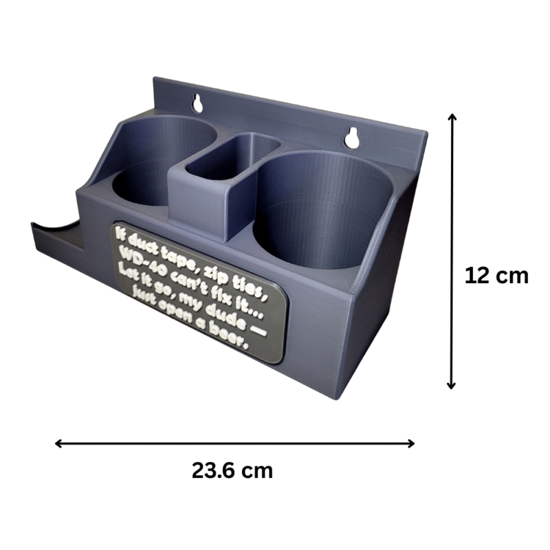 Ultimate Garage Survival Kit, 3D Printed Garage Organizer, Tool Storage Gift for Automotive Workshops, Home Garage, Bike Repair, Car Enthusiasts, Mechanics, Engineers, DIY Users - Image 2