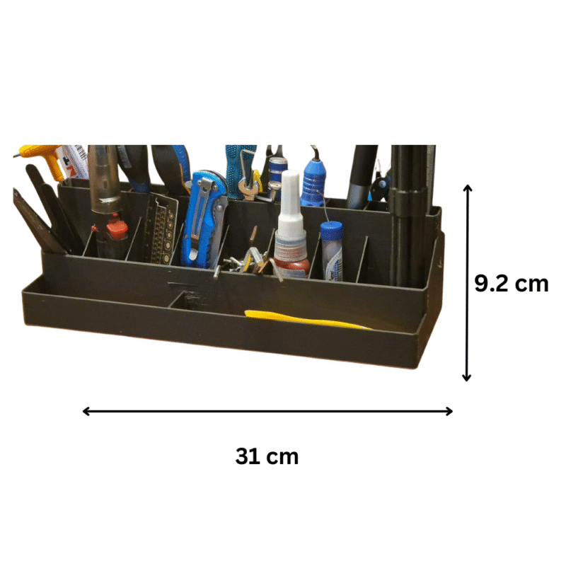 H2D Sized Tool Organiser, Desk Tool Holder, Miniature Painting Tool Stand, Workshop Tool Storage, Hobby Craft Organizer, Electronics Repair Tool Holder, 3D Printed Tool Organiser - Image 2