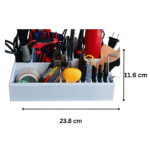 DIY Handicraft Desktop Tool Organizer, 3D Printed Connectable Tool Box, Desk Organizer for Home, Office, Workshop, School, Craft Room, Electronics Repair, Hobby Use, Student Projects - Image 2