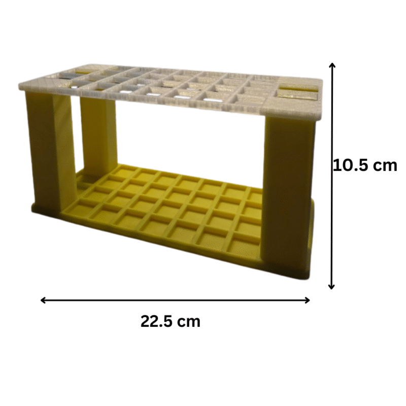 3D Printed Brush Holder Stand, Desk Organizer, Stationery Holder, Office Desk Accessory, Home and Office Organizer, Gift Item for Professionals, Students, Artists, Salons, Corporate Offices, Study Table Organizer - Image 2