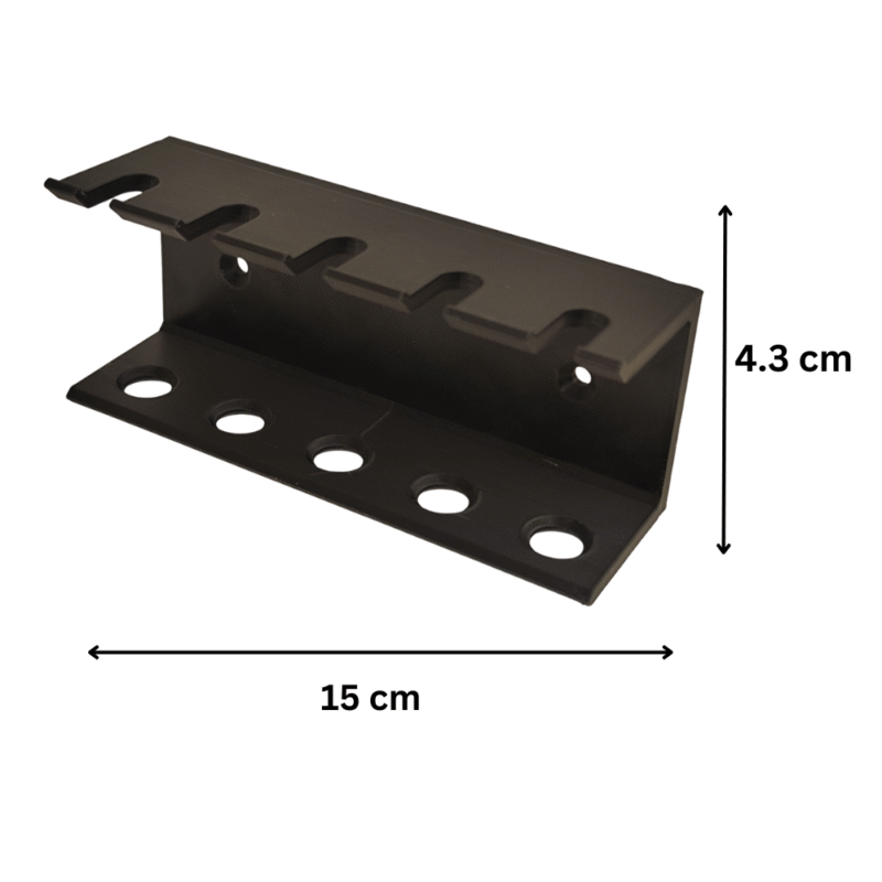 Screwdriver Organizer Wall Mount Large, Tool Storage Holder, Workshop Tool Organizer, Garage Wall Mount Rack, Electrical Repair Tool Stand, Industrial Maintenance Organizer, 3D Printed Tool Holder - Image 2