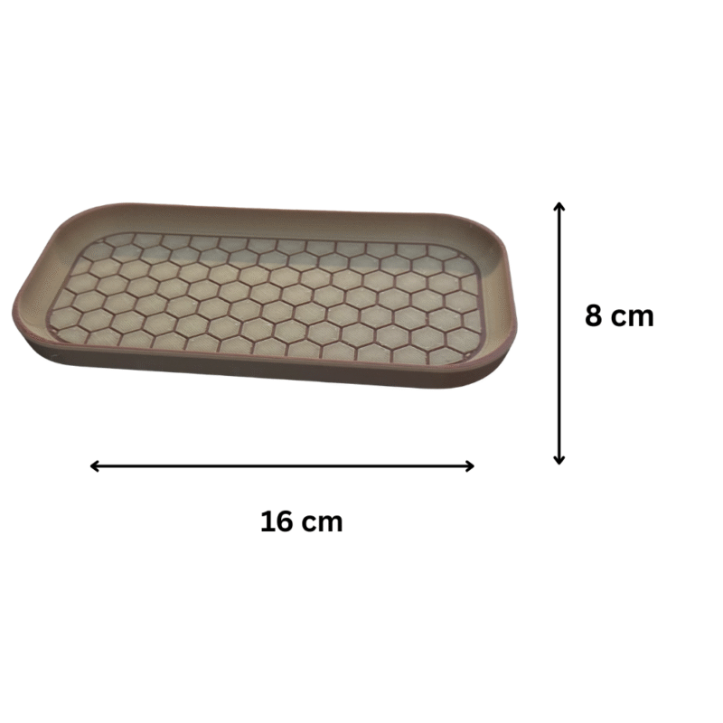 Hex Desk Tray – Modern 3D Printed Desk Organizer, Office Table Tray, Workspace Storage, Home Office, Corporate Desk Accessory, Study Table Organizer - Image 2