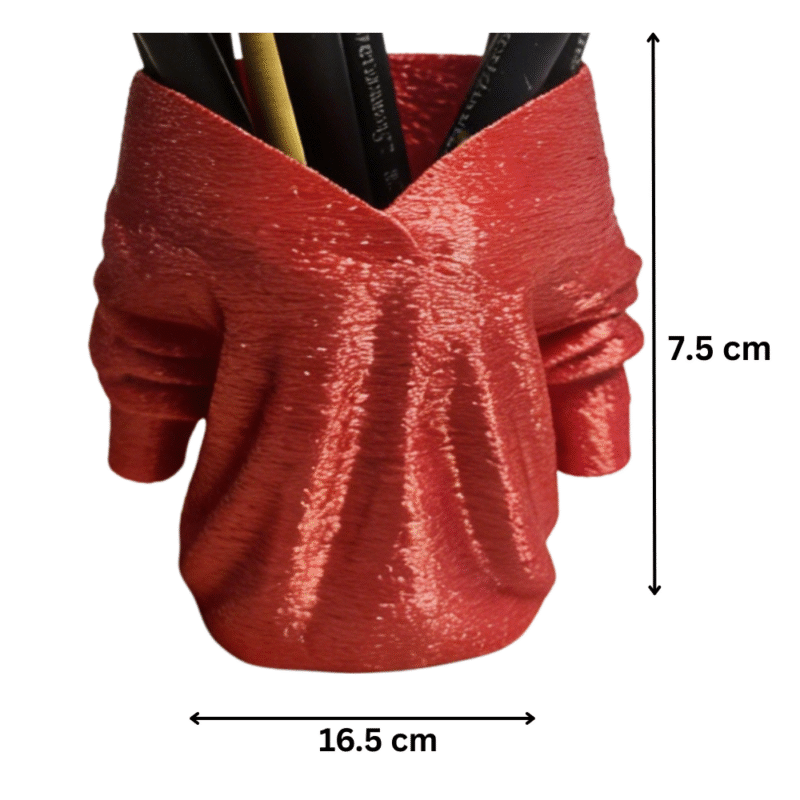 Fabric Shaped 3D Printed Pen Holder, Desk Organizer for Western Wear Stores, Clothing Brands, Fashion Retail, Shopping Outlets, Office Desk, Home Decor, Gift Industry - Image 2