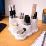 Pen Organizer for Office Desk, Home Study Table, School Stationery Storage, Workspace Accessories, 3D Printed Desk Organizer