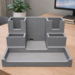 Desk Organizer with Phone Charging Center – 3D Printed Office Desk Storage, Mobile Stand, Pen Holder, Study Table Organizer, Home Office & Corporate Gift