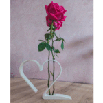 Heart-Shaped Dual Rose Vase, 3D Printed Love Decor, Table Decor, Romantic Gift, Couple Gift, Anniversary Gift, Valentine Gift, Home Decor, Bedroom Decor, Living Room Decor, Cafe Decor, Office Desk Decor, Wedding Gift - Image 3