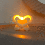 Infinite Love 3D Printed Candle Holder, Valentine Gift, Romantic Home Decor, Couple Gift, Anniversary Gift, Wedding Gift, Bedroom Decor, Living Room Decor, Table Decor, Proposal Gift, Love Theme Decor