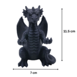 Dragon Pen Holder, 3D Printed Desk Organizer, Office Desk Decor, Study Table Pen Stand, Home Office Accessories, Gift for Students, Gift for Teachers, Corporate Desk Gift, Fantasy Desk Decor - Image 2