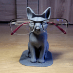 Cat Glasses Holder Stand, Eyeglasses Stand, Spectacles Holder, Desk Organizer, Table Decor, Home Decor, Office Desk Accessory, Bedroom Side Table Decor, Gift for Cat Lovers, Gift for Home, Gift for Office, 3D Printed Glasses Holder - Image 4