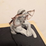 The Thinker Glasses Holder, Eyeglass Stand, Spectacles Holder, Desk Organizer, Home Decor Accent, Office Desk Decor, Study Table Accessory, Reading Glasses Stand, Gift for Home Office, Gift for Students, Gift for Professionals, 3D Printed Decor - Image 3