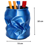 Crushed Can Pen Holder, Desk Organizer, Stationery Holder, Office Desk Storage, Study Table Organizer, Reception Desk Holder, Bar Counter Pen Stand, Hotel Front Desk Organizer, Cold Drink Brand Desk Accessory, 3D Printed Modern Pen Holder - Image 2
