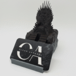 Game of Thrones 3D Printed Business Card Holder, Desk Organizer, Office Table Accessory, Corporate Gift, Geek Decor, Fantasy Desk Display, Professional Card Stand - Image 3