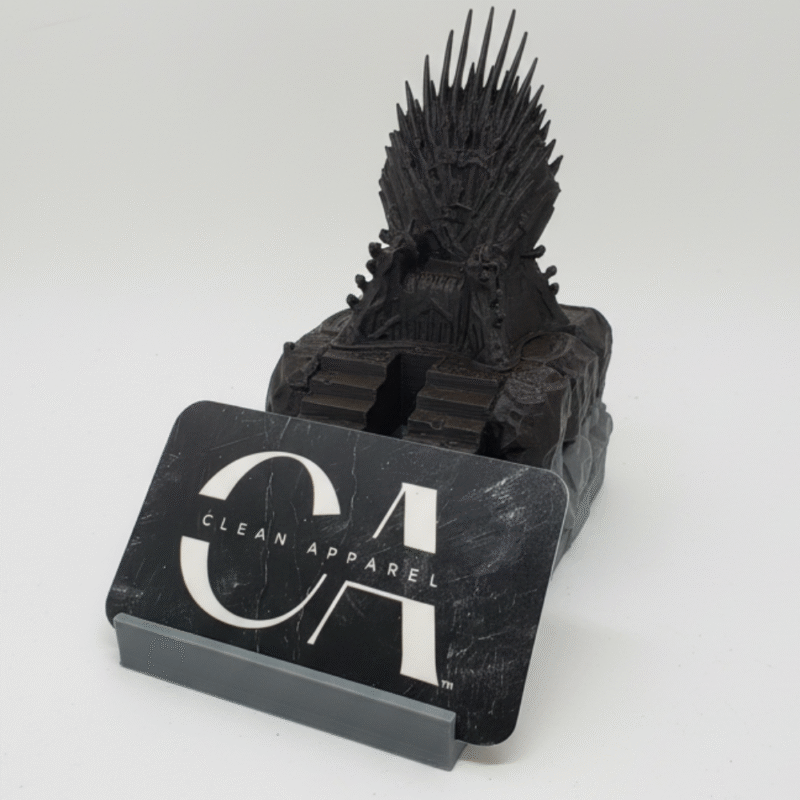 Game of Thrones 3D Printed Business Card Holder, Desk Organizer, Office Table Accessory, Corporate Gift, Geek Decor, Fantasy Desk Display, Professional Card Stand - Image 3