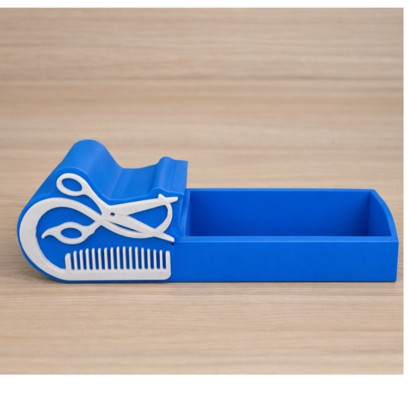 Hair Stylist Form Business Card Holder, Salon Reception Desk Card Stand, Barber Shop Counter Display, Makeup Studio Visiting Card Holder, 3D Printed Desk Organizer, Beauty Industry Gift - Image 3