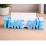 Business Card Holder – Take One | 3D Printed Desk Card Stand for Offices, Reception, Retail, Corporate Gifting, EventsBusiness Card Holder – Take One | 3D Printed Desk Card Stand for Offices, Reception, Retail, Corporate Gifting, Events