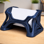 CyberWood 3D Printed Business Card Holder, Office Desk Organizer, Corporate Desk Accessory, Reception Counter Display, Startup & IT Office Use, Professional Workspace Gift