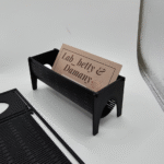Kit Card Business Card Holder, 3D Printed Desk Card Stand, Office Desk Organizer, Visiting Card Holder, Tabletop Card Display, Corporate Desk Gift, Professional Workspace Accessory