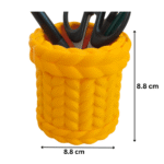 Knitted Style Pen Holder for Office, Desk, Corporate Gifting, Employee Joining, Promotional Events, IT Companies, Schools, Colleges, Home Office – 3D Printed Desk Organizer - Image 2