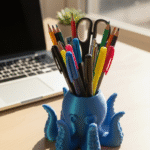 Cute Octopus Desk Buddy, 3D Printed Desk Decor, Office Table Toy, Study Table Companion, Stress Relief Figurine, Home Office Accessory, Kids Desk Decoration, Corporate Desk Gift, Workspace Décor, Educational Desk Toy