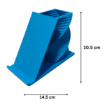 3D Printed Phone Holder with Pen Holder and Charging Cable Slot for Office Desk, Work From Home, Corporate Gifting, Employee Joining Kit, IT Companies, Study Table, Home Office and Promotional Use - Image 2