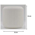 Pen Holder Modern Ribbed Design, Desk Organizer, Office Stationery Stand, Study Table Pen Stand, Corporate Gift, Employee Joining Gift, Promotional Business Gift, IT Company Gift, 3D Printed Desk Accessory - Image 2