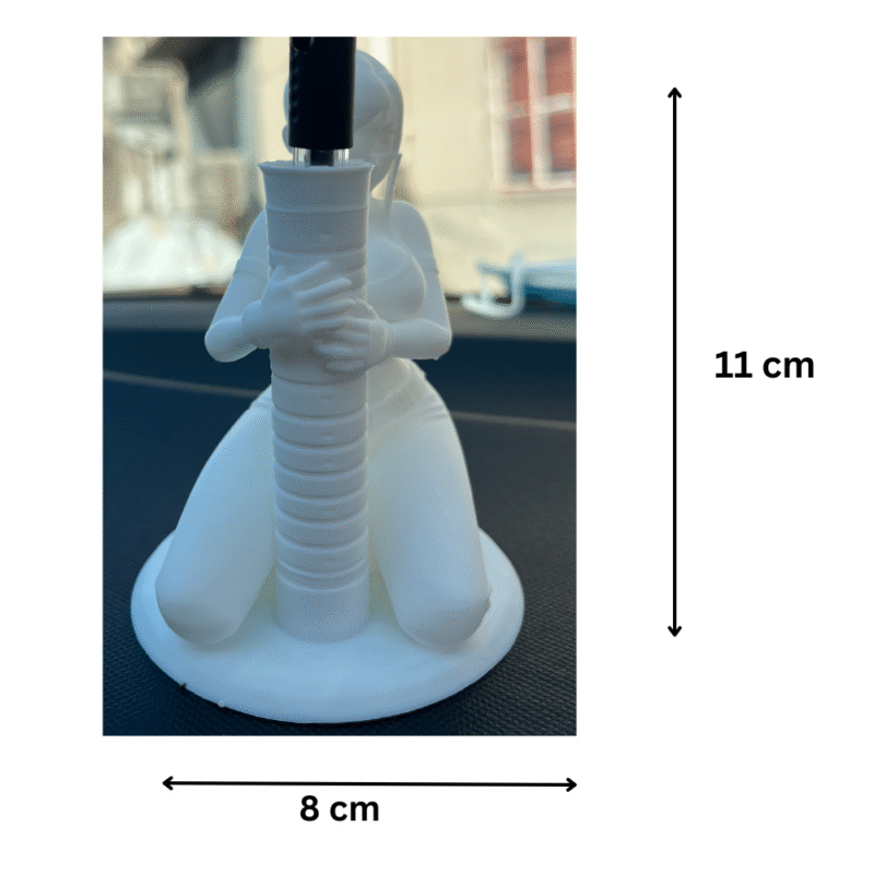 Tifa Style Character Pen Holder, 3D Printed Desk Organizer, Anime Figurine Stand, Office Table Decor, Study Table Accessory, Gift for Kids, Students, Gamers, Artists, Home & Office - Image 2