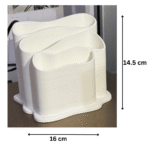 Minimal Wave Office Organizer – 3D Printed Desk Organizer for Corporate Gifting, Employee Welcome Kits, Office Accessories, Study Table, Workstation, Home Office, IT Office, School, College, Business Desk, Reception Desk, Executive Table - Image 2