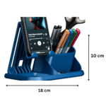 Modular Desk Organizer Phone Stand – 3D Printed Mobile Holder for Office Desk, Factory Workstation, Corporate Office, Engineering Table, IT Desk, Industrial Control Room, Study Table, Home Office, Reception Desk - Image 2