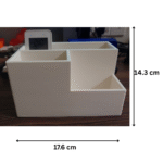 Vintage Office Desk Organizer Pen Holder, Multifunctional Remote Control Holder, Stationery Stand, Desk Storage Box, Home Office, Corporate Office, Study Table, Reception Desk, Teacher Desk, Student Desk, Manager Cabin, Work From Home, 3D Printed - Image 2