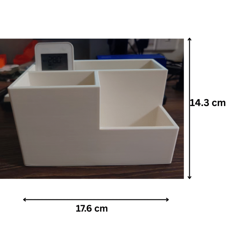 Vintage Office Desk Organizer Pen Holder, Multifunctional Remote Control Holder, Stationery Stand, Desk Storage Box, Home Office, Corporate Office, Study Table, Reception Desk, Teacher Desk, Student Desk, Manager Cabin, Work From Home, 3D Printed - Image 2