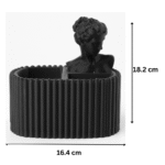 Antique Bust Desk Organizer – 3D Printed Sculptural Pen Holder, Office Desk Decor, Corporate Gift, Executive Table Organizer, Home Office Storage, Study Table Accessory, Art Decor, Premium Gifting - Image 2