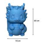 Cute Dragon Pen Holder Desk Buddy, Desktop Organizer, Pen Stand, Stationery Holder, Office Desk Decor, Home Study Table Organizer, Corporate Gift, Employee Joining Gift, Welcome Kit Item, Promotional Desk Gift, 3D Printed Desktop Storage - Image 2