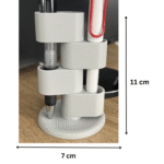 Ergonomic 3D Printed Pen Holder for Office, Home, Study Table, Desk Organizer, School, College, Teachers, Students, Engineers, Designers, Architects, Doctors, Reception, Workstation, Gift and Utility Use - Image 2