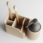 Duova – Elegant Oval Organizer | 3D Printed Desk, Bathroom, Office & Home Utility Organizer for Industrial, Corporate & Personal Use - Image 3