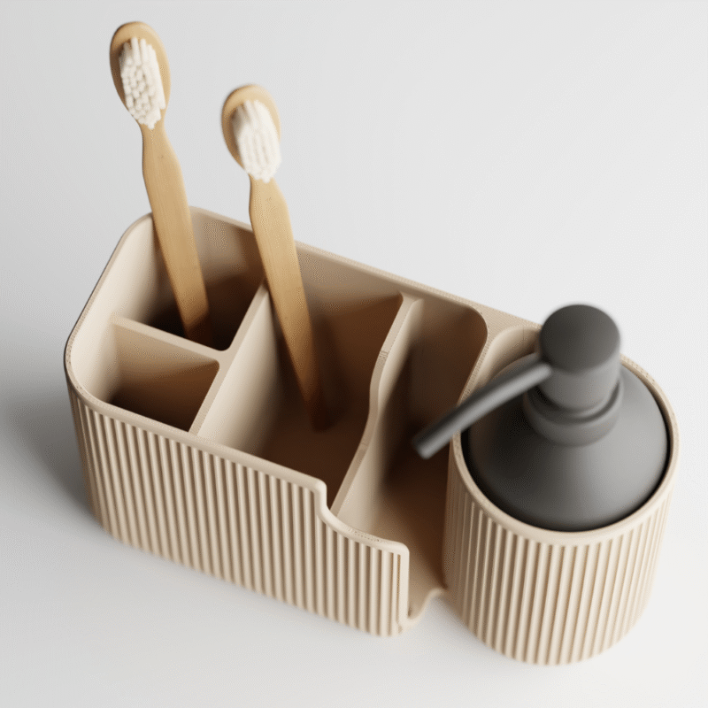 Duova – Elegant Oval Organizer | 3D Printed Desk, Bathroom, Office & Home Utility Organizer for Industrial, Corporate & Personal Use - Image 3