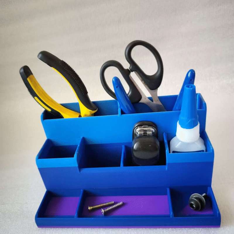 3D Printed Tool Organizer for Home, Workshop, Office Desk, Garage, Factory, Lab, Electronics Repair, DIY Projects, Makers, Engineers, Technicians, Students - Image 3