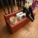 3D Printed Modeling & Miniature Painting Tool Organizer, Hobby Desk Organizer, Art & Craft Storage, Scale Model Making, Warhammer Painting, DIY Craft Tools, Tabletop Gaming Accessories, Artist Workspace Organizer - Image 3