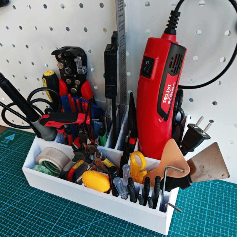 DIY Handicraft Desktop Tool Organizer, 3D Printed Connectable Tool Box, Desk Organizer for Home, Office, Workshop, School, Craft Room, Electronics Repair, Hobby Use, Student Projects - Image 3