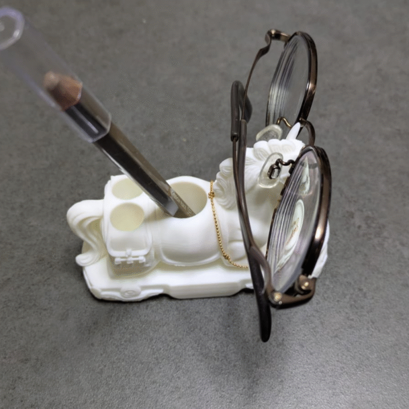 Zodiac Horse Glasses Holder, Pen Holder, Desk Organizer, Office Desk Decor, Study Table Accessory, Home Decor Gift, 3D Printed Utility Holder - Image 3