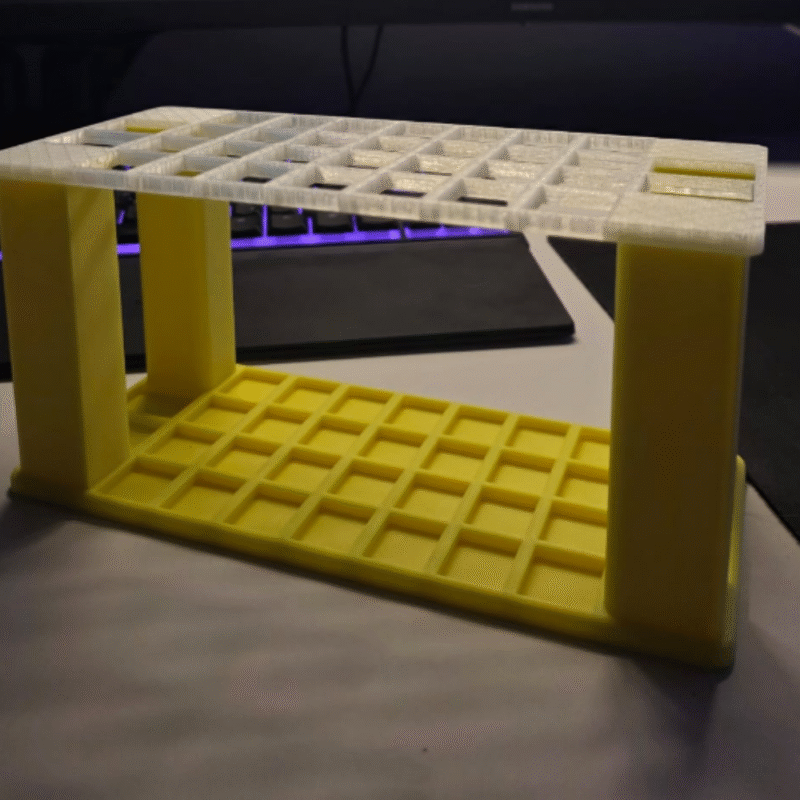 3D Printed Brush Holder Stand, Desk Organizer, Stationery Holder, Office Desk Accessory, Home and Office Organizer, Gift Item for Professionals, Students, Artists, Salons, Corporate Offices, Study Table Organizer - Image 3