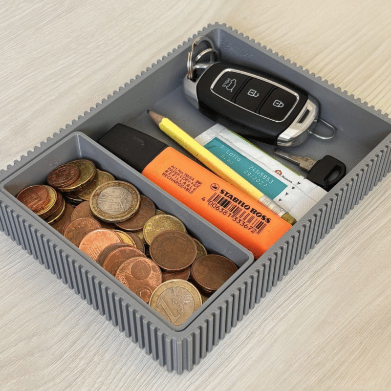 Pocket Emptier Catchall Sliding Tray, Desk Organizer, Entryway Storage, Office Table Accessory, Home Decor Organizer, Corporate Utility Gift, 3D Printed Organizer - Image 3