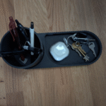 Modern Desk Organizer with Pen Holder and Tray, Office Desk Storage, Study Table Organizer, Workspace Accessory, Home Office & Corporate Desk Gift, 3D Printed - Image 3