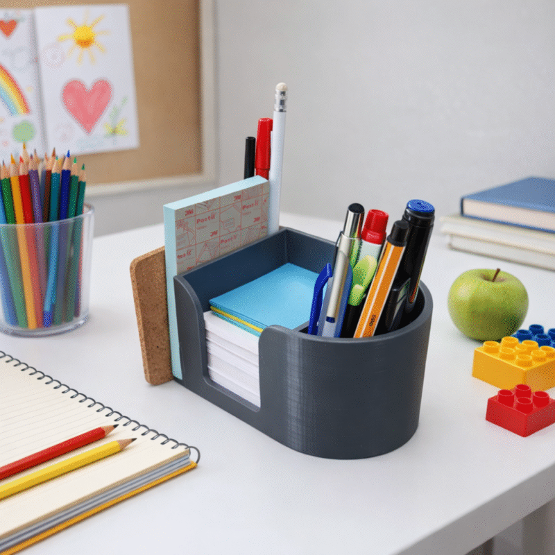 Office Desk Organiser, Workspace Storage, Pen Holder, Table Organizer, Home Office, Study Desk, Corporate Office, IT Office, Educational Institutes, 3D Printed Desk Accessory - Image 4