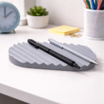 Wavy Pen Holder 3D Printed, Office Desk Organizer, Study Table Pen Stand, Home Office Accessories, Corporate Desk Gift, School College Stationery Holder - Image 4